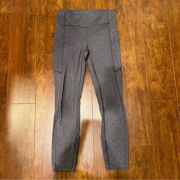 Lululemon Speed Up Tight Size 6 Heathered Black Leggings - Picture 7 of 10